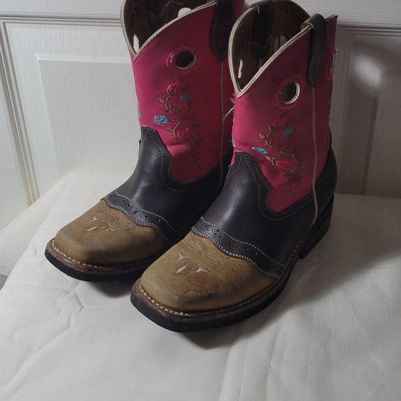 ❤ GIRL  BOOTS SIZE 13.5 100 % LEATHER - Picture 3 of 10